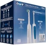 Oral-B Center OxyJet Reinigungssystem - Munddusche + Oral-B Pro 1 Ekeltrische
