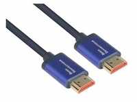 Good Connections HDMI 2.1 Kabel 8K @ 60Hz SmartFLEX Kupfer dunkelblau 1m