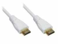 Good Connections High-Speed HDMI Anschlusskabel 0,5m Ethernet weiß
