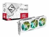 ASROCK AMD Radeon RX 7800 XT Steel Legend Gaming Grafikkarte 16GB GDDR6 HDMI/DP