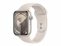 Apple Watch Series 9 GPS 45mm Aluminium Polarstern Sportarmband Polarstern - S/M