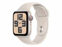 Apple Watch SE (2. Gen) LTE 40mm Alu Polarstern Sportarmband Polarstern - S/M