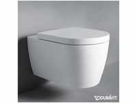 Duravit ME by Starck Wand-Tiefspül-WC Set, rimless, mit WC-Sitz L: 57 B: 37 weiß