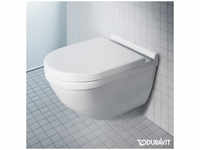 Duravit Starck 3 Wand-Tiefspül-WC Set, mit WC-Sitz L: 54 B: 36 weiß 45270900A1
