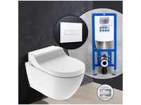 Geberit AquaClean Tuma Classic Komplett-SET Dusch-WC mit neeos Vorwandelement, L: 55