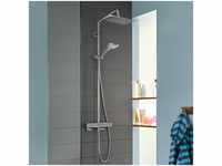 hansgrohe Croma E 1jet Showerpipe mit Thermostat H: 1177 chrom 27630000