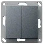 Gira 2462 28 Bluetooth Wandsender 2-fach, System 55, anthrazit