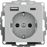 Gira 2459015 Schutzkontakt-Steckdose mit erh&ouml;htem Ber&uuml;hrungsschutz (Safety Plus)