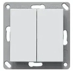 Gira 2462 27 Bluetooth Wandsender 2-fach, System 55, reinwei&szlig; seidenmatt