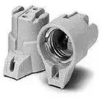 Houben 543414 E27-Fassung Porzellan mit Winkel