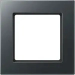 Jung A5581BFANM Rahmen 1-fach, senkrechte und waagerechte Montage, Thermoplast