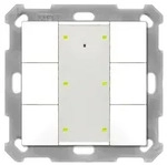 MDT BE-TA55P6.G2 KNX Taster Plus 55 6-fach, Reinwei&szlig; gl&auml;nzend
