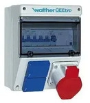 Walther Electric 6921109 Kunststoff Steckdosenkombination
