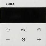 Gira 539403 S3000 Raumtemperaturregler BT, System 55, reinwei&szlig; gl&auml;nzend