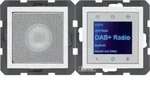 Berker 29808989 Radio Touch mit Lautsprecher DAB+, S.1/B.x, polarwei&szlig; gl&auml;nzend