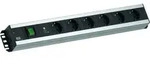 Bachmann 300.095 HANDWERKERLEISTE 90 Grad, 6x Schutzkontaktsteckdose, 1x