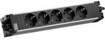 Bachmann 906.19145 Modulare Steckdosenleiste STEP ALU, 5x Schutzkontaktsteckdose,