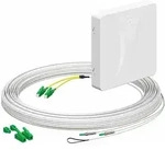 Kaiser 4252035 Teilnehmeranschluss Gf-TA E3S Connect&reg;, Aufputz, L=15m, 2xF,...