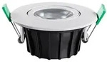 Heitronic 500947 LED Einbaustrahler DL8002, rund, 570 lm, 8,5 W, 2700 - 4000 K, IP65,