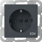 Gira 445828 Schutzkontakt-Steckdose Aufdruck EDV, System 55, anthrazit