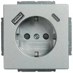 Busch-Jaeger 20 EUCB2USBAC-83 Schutzkontakt-/USB-A+C Steckdose Safety+, mit