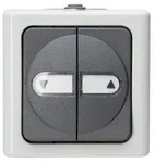 Kopp 560956012 Blue Elec. Jalousietaster Aufputz IP44