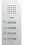 Gira 125003 Wohnungsstation Aufputz, System 55, reinwei&szlig; gl&auml;nzend