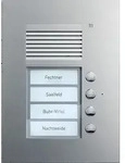 TCS PUK04/1-EN PUK Au&szlig;enstation Sprechanlage Unterputz f&uuml;r 4 WE