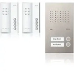 Ritto RGE1818425 Acero Pur Audio-Komplettpaket f&uuml;r 2 WE, Unterputz, Edelstahl