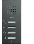Gira 125028 Wohnungsstation Aufputz, System 55, anthrazit