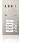 Ritto RGE1810425 Acero Pur Edelstahl-T&uuml;rstation f&uuml;r 4 WE, Unterputz