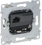 Legrand 765056 SEANO Einsatz Datendose RJ45, Kat. 6, UTP, ungeschirmt, werkzeuglose