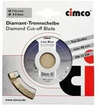 Cimco 20 8702 Diamant-Trennscheibe Line Blue, Pflaster &Oslash; 125 mm