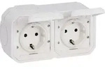 Legrand 069772L Plexo New Feuchtraum-Aufputz 2-fach vorverdrahtete
