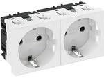 OBO Bettermann 6120022 Schutzkontakt-Steckdose 2fach,16A