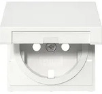 Gira 494203 Abdeckung Schutzkontakt-Steckdose Klappdeckel + Shutter, System 55,