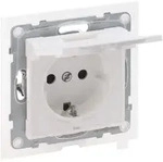 Legrand 765124 SEANO Schutzkontakt-Steckdose, Steckklemmen, 16 A, 250 V, mit