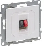 Legrand 765176 SEANO Lautsprecher-Anschluss 1-fach mit Federklemmen...