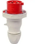 Walther Electric 219 Wasserdichter Stecker, 16A, 5P, 6h mit Trompetenverschraubung