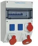 Walther Electric 6824403 Kunststoff Steckdosenkombination