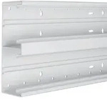 Hager Tehalit BR652101D9016 Br&uuml;stungskanal-Unterteil frontrastend BR 68x210mm