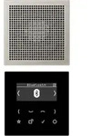 Jung DABES1BT Smart Radio DAB+ Bluetooth&reg;, Set Mono, Serie LS, Edelstahl