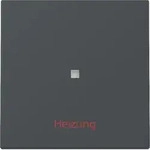 Gira 367828 Wippe Kontrollfenster mit "Heizung Ein/Aus", System 55, anthrazit