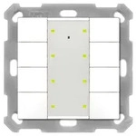 MDT BE-TA55P8.02 KNX Taster Plus 55 8-fach, Reinwei&szlig; matt