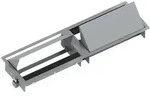 Bachmann 911.026 CONI DUO Einbaurahmen 6-fach, zwei 3-fach Rahmen asymmetrisch
