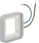 Berker 13383513 Rahmen 1-fach blau beleuchtbar 230 V, f&uuml;r Geh&auml;use, Aufputz W.1,