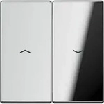 Jung GCR2995P Wippe, mit Pfeilsymbolen, Metall verchromt, Serie LS, glanzchrom