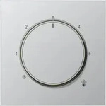 Jung AL1749 Abdeckung f&uuml;r Thermostat, Serie LS, Aluminium