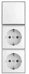 Busch-Jaeger 2601/6/20/2 EAPBJ-524 Kombination Wippschalter 1-fach,