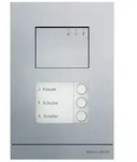 Busch-Jaeger A21051P3-A-03 Au&szlig;enstation Audio 3-fach, aluminium geb&uuml;rstet
